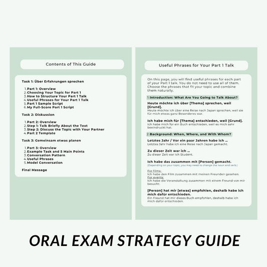 telc B2 German Exam: Oral Exam Strategy Guide